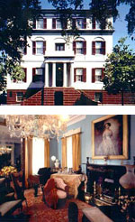 Fotos del exterior de la Casa de Nacimiento de Juliette Gordon Low y del interior del sal�n. &copy; GSUSA. Todos los derechos reservados.