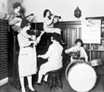 Photo of Girl Scouts jazz band. © GSUSA. All rights reserved.