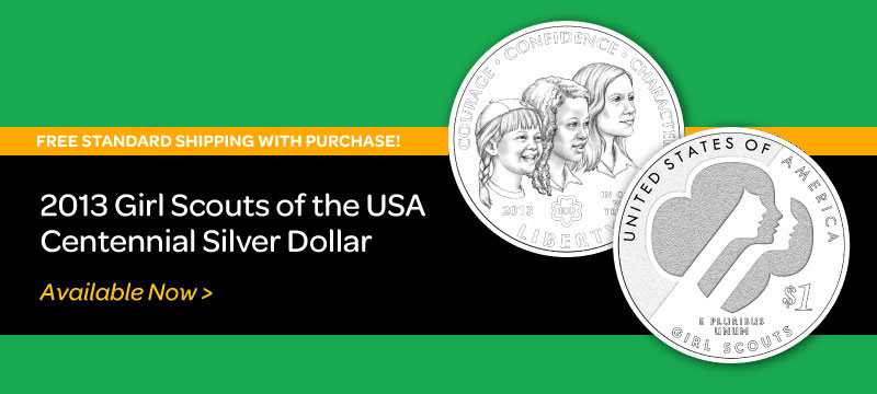 2013 Girl Scouts of the USA Centennial Silver Dollar