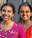 Photo of Amrita and Shrutika.
