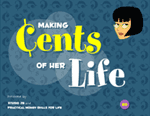 Opening page of Making Cents of Her Life game. &copy; GSUSA. All rights reserved.