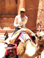 National Girl Scout President Cynthia B. Thompson goes on an excursion  
