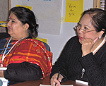 Photo of Vandana Kapoor (India) and Susan Locsin (Philippines).