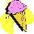 Illustration of an ice cream cone