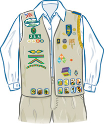 Cadette, Senior, Ambassador uniform