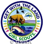 Get With the Land Patch. &copy; GSUSA. All rights reserved.