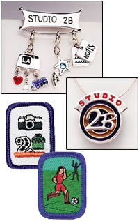 STUDIO 2B charms and pin/pendant and Interest Project awards. &copy; GSUSA. All rights reserved.