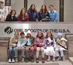 Girls at GSUSA National Headquarters