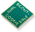 The Girl Scout Cookie Activity Pin 2011-2012
