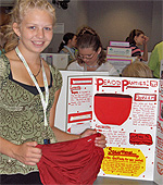 Courtney and her project