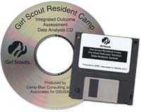 Girl Scout Resident Camp CD-ROM and disk