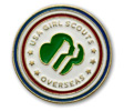 USA Girl Scouts Overseas Pin. © GSUSA. All rights reserved.