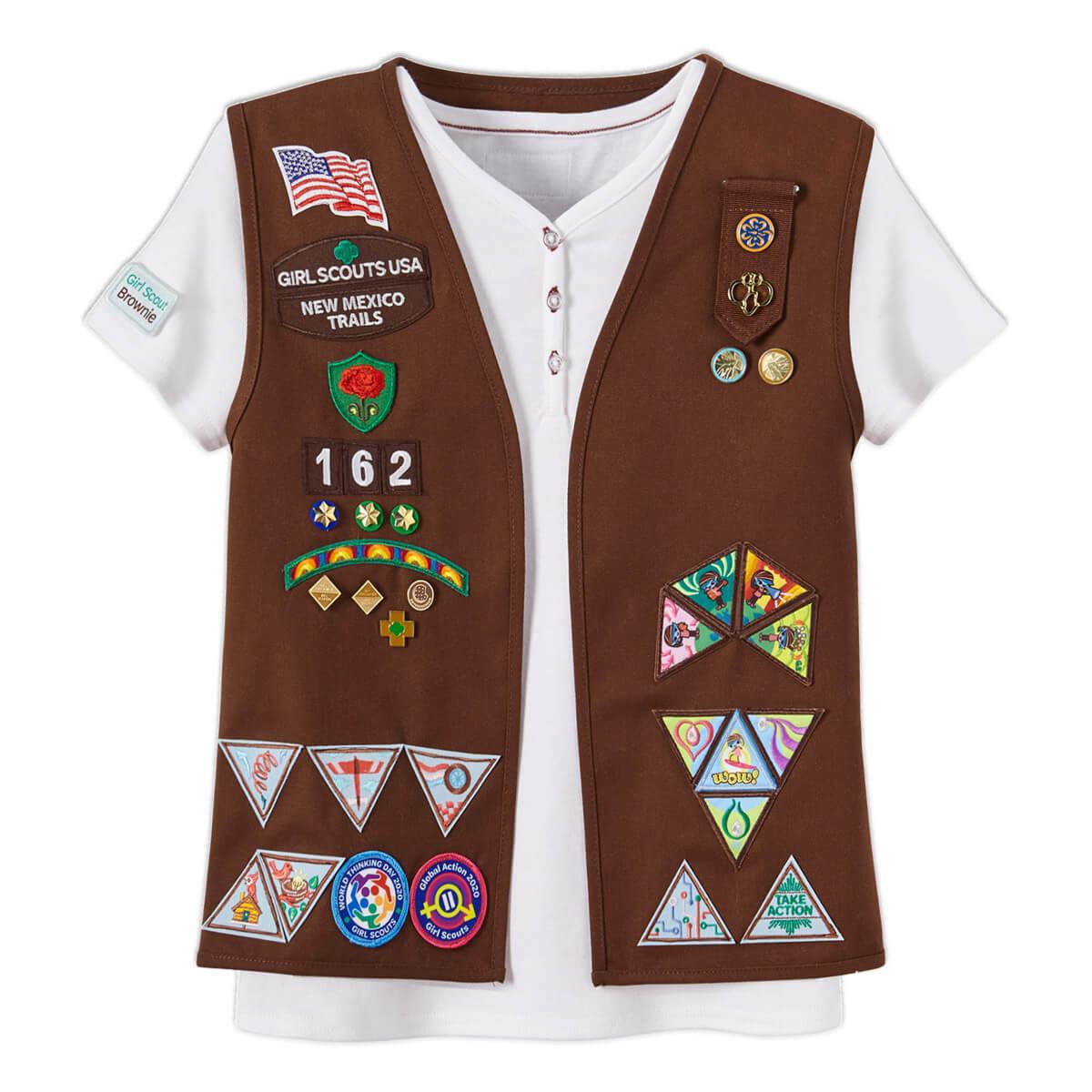 Promo Girl Scouts Brownie Vest 
