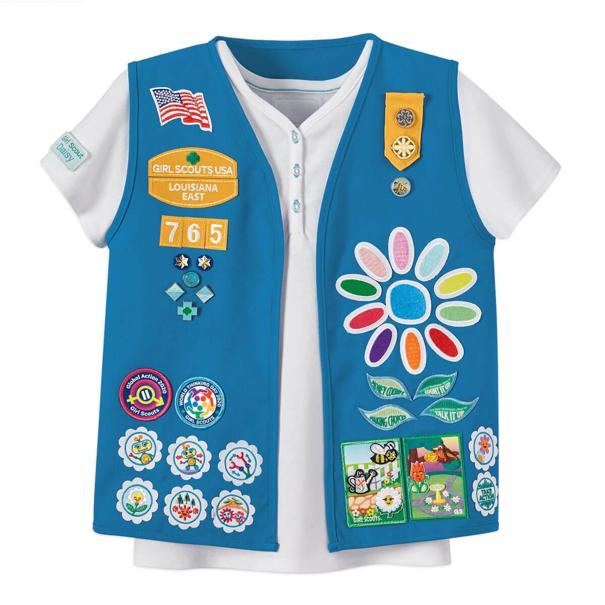 Promo Girl Scouts Daisy Vest 