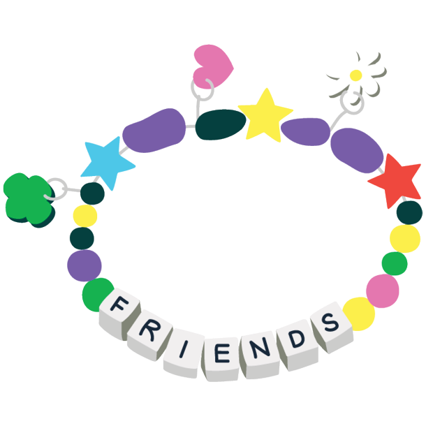 illustration of a friendship bracelet