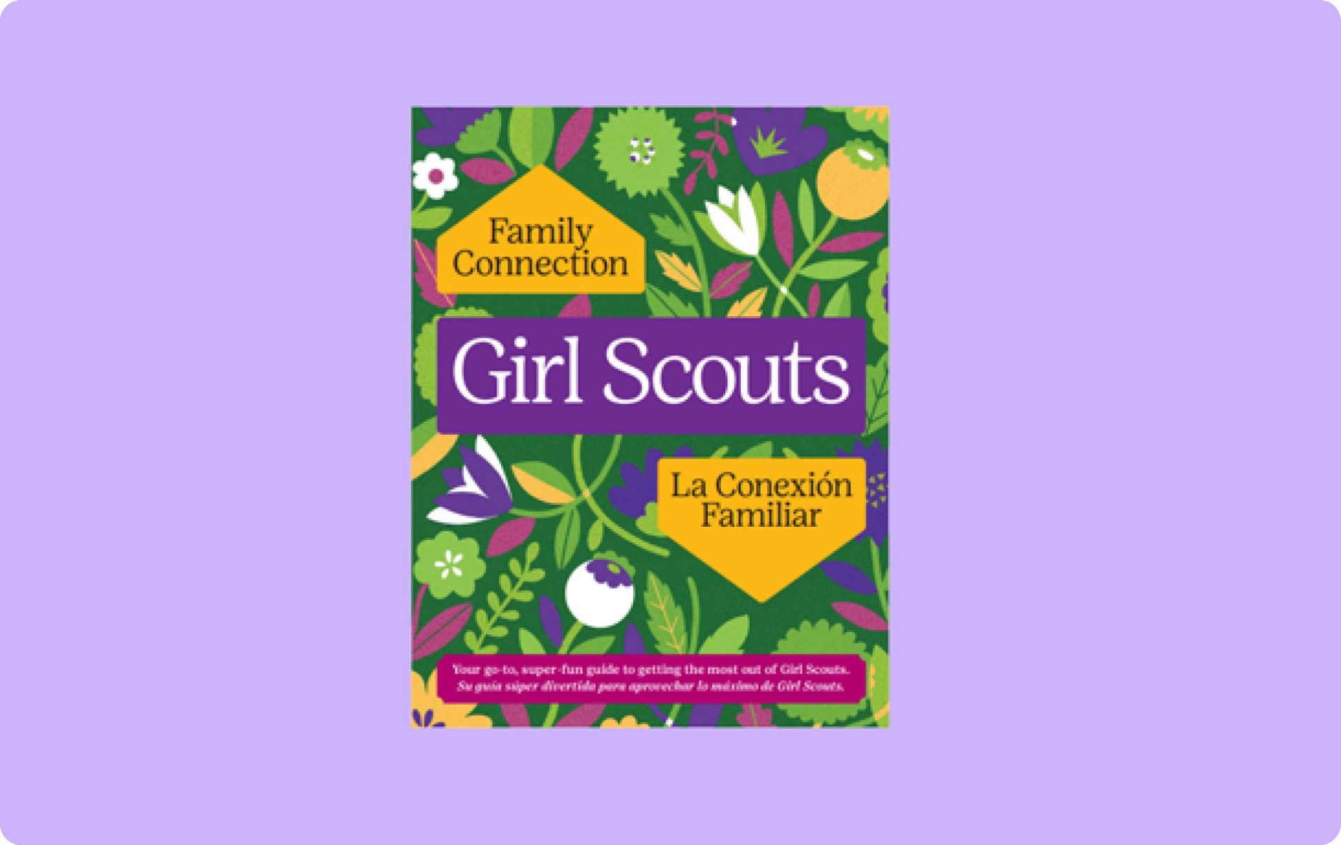 The Girl Scout Family Connection Guide Cover Page Preview